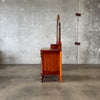 Traditional Vintage Cherry Wood Vanity / Desk By Willett