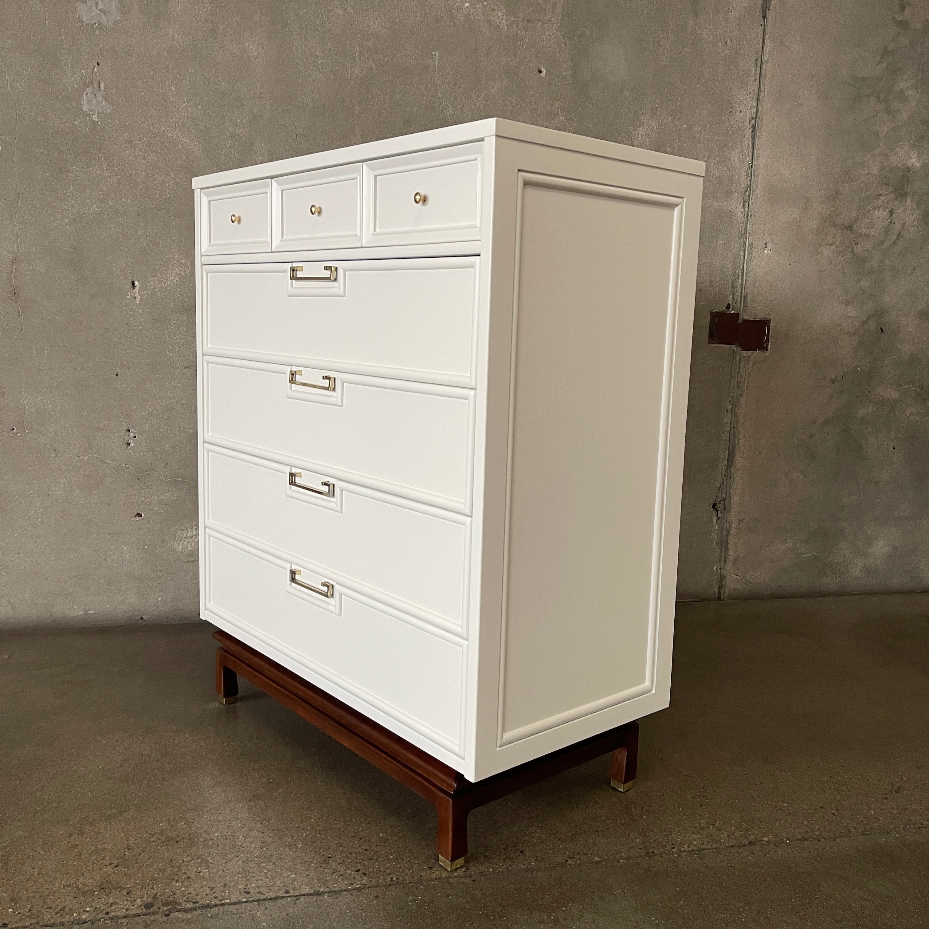 American of Martinsville Highboy Dresser - Restored American of Martinsville Highboy Dresser - Restored