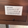 Article Nera Walnut Six Drawer Dresser