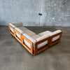 1970's Oak Modular Sectional Sofa By Lou Hodges