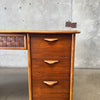 Mid Century Modern Lane Perception Desk In Walnut