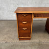 Mid Century Modern Lane Perception Desk In Walnut