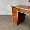 Mid Century Modern Lane Perception Desk In Walnut