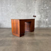 Mid Century Modern Lane Perception Desk In Walnut