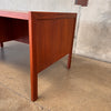 Teak Mid Century Desk with Key