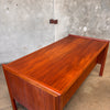 Teak Mid Century Desk with Key