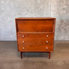 Drexel Declaration Mid Century Modern Walnut Highboy