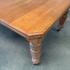 Antique Oak Dining Table With Three Leaves