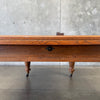 Antique Oak Dining Table With Three Leaves