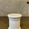 White Ceramic Stool, Spain - 20th Century