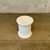 White Ceramic Stool, Spain - 20th Century