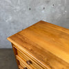 Vintage Tall Pine Six Drawer Chest