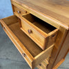 Vintage Tall Pine Six Drawer Chest