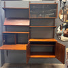 Mid Century Poul Cadovious Teak Modular Shelving Unit, 1960's