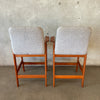 Pair of Mid Century Danish Modern Teak Stools