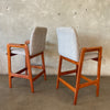 Pair of Mid Century Danish Modern Teak Stools