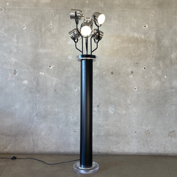 Mid Century Modern Chrome Floor Lamp