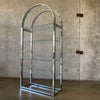 Mid Century Modern Chrome / Glass Etagere