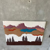 Vintage Sculptural Textile Wall Art By Ron Brejtfus