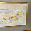 Mid Century Modern Oil on Board Painting By Eugene P. Nowlen