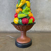 Mid Century Fruits Ceramic Lamp By Marbro