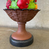 Mid Century Fruits Ceramic Lamp By Marbro