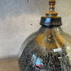 Mid Century Ceramic Lamp with Brass Base