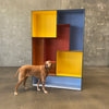 Vintage Bookcase Colorful Cube