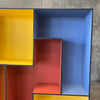 Vintage Bookcase Colorful Cube
