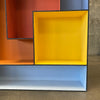 Vintage Bookcase Colorful Cube