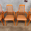 Set of Six Vintage Danish Teak Arm Chairs