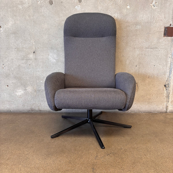 Mid Century Style Swivel Recliner Chair