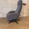 Mid Century Style Swivel Recliner Chair