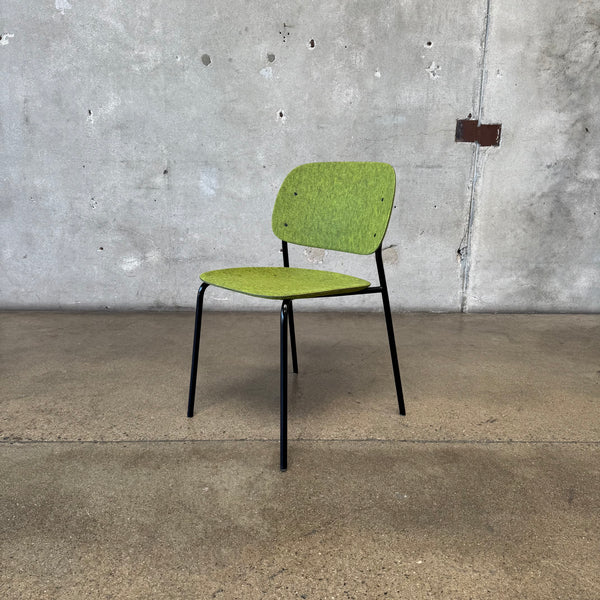 Ivan Kasner Green Felt Chair #1