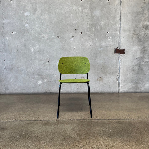 Ivan Kasner Green Felt Chair #2