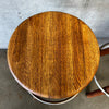 Pair of Vintage Oak Stools