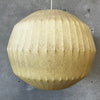 Pair of Early Vintage Mid Century Modern Bubble Lamps Designed by George Nelson