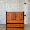 Mid Century Modern Highboy Dresser by Dillingham, in Walnut 1960's