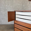 Mid Century Modern Highboy Dresser by Dillingham, in Walnut 1960's