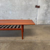 Mid Century Modern Teak Coffee Table by Grete Jalk, Denmark 1960's