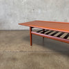 Mid Century Modern Teak Coffee Table by Grete Jalk, Denmark 1960's