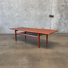 Mid Century Modern Teak Coffee Table by Grete Jalk, Denmark 1960's