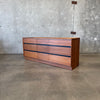 Mid Century Modern 9 Drawer Dresser by Dillingham, in Walnut 1960's