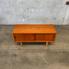 Vintage Teak Low Credenza, Denmark C. 1960