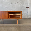 Vintage Teak Low Credenza, Denmark C. 1960