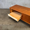 Vintage Teak Low Credenza, Denmark C. 1960