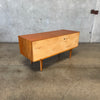 Vintage Teak Low Credenza, Denmark C. 1960