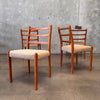 Set of Four Vintage Danish Teak Dining Chairs