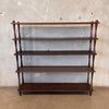 Vintage Mid Century Adjustable Shelf Unit