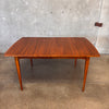 Vintage Drexel Declaration Mid Century Modern Walnut Dining Table